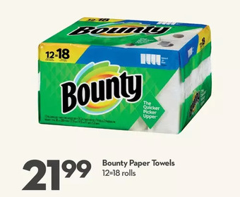 Longo's Bounty paper towels offer