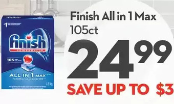 Longo's Finish all in 1 max offer
