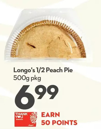Longo's Longo's 1/2 peach pie offer