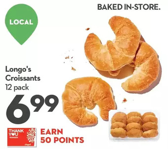 Longo's Longo's croissants offer