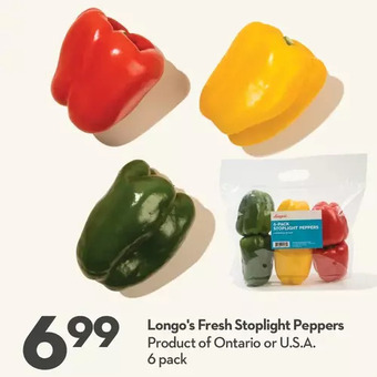 Longo's Longo's fresh stoplight peppers offer