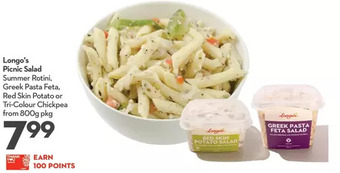 Longo's Longo's picnic salad offer