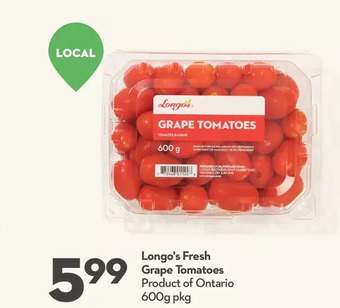 Longo's Longo's fresh grape tomatoes offer