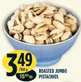 Marché Adonis Roasted jumbo pistachios offer
