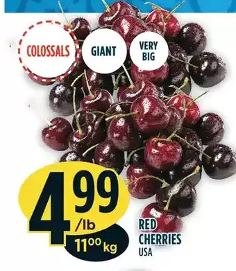Marché Adonis Red cherries offer