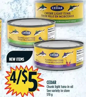 Marché Adonis Cedar chunk light tuna in oil offer