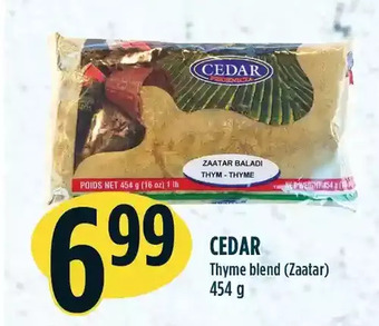 Marché Adonis Cedar thyme blend (zaatar) offer