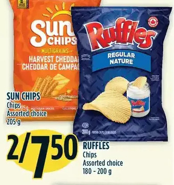 Marché Adonis Sun chips ruffles chips offer