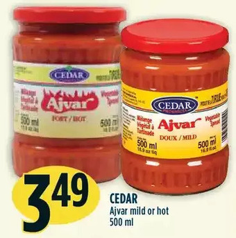 Marché Adonis Cedar ajvar mild or hot offer