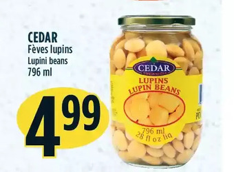 Marché Adonis Cedar lupini beans offer
