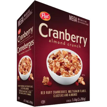 Costco Post cranberry almond crunch cereal offer