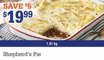 M & M Food Market Shepherd's pie offer