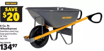 Home Hardware 6 cu. ft. wheelbarrow offer