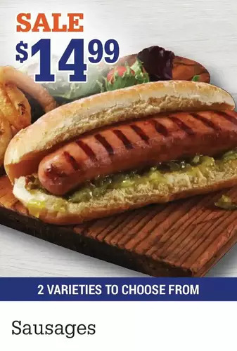 M & M Food Market Sausages offer