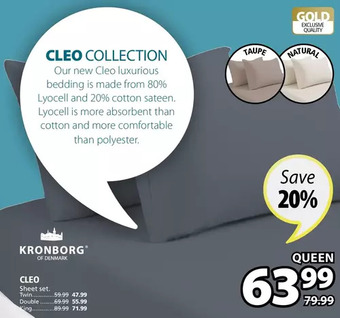 JYSK Cleo (sheet set) offer