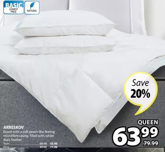 JYSK Arreskov (duvet) offer