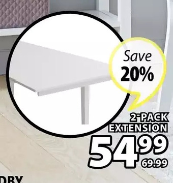 JYSK Nordby (2-pack extension) offer