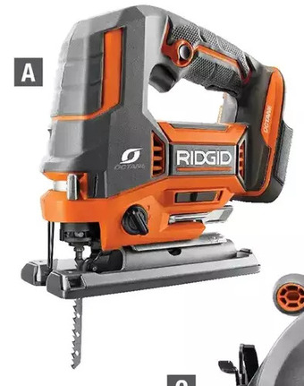 Home Depot Ridgid 18v brushless jig saw offer