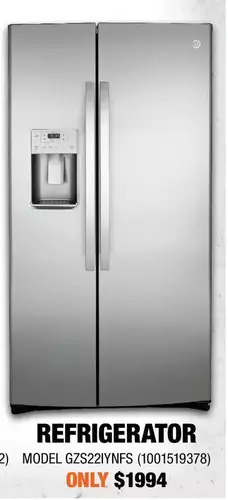 Home Depot Ge refrigerator offer