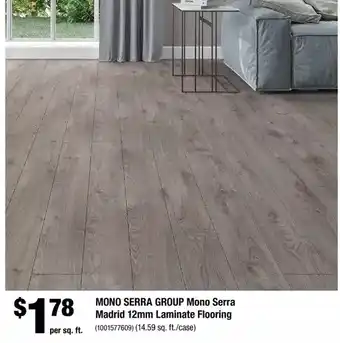 Home Depot Mono serra group mono serra madrid 12mm laminate flooring offer