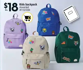 Giant Tiger Kids backpack offer