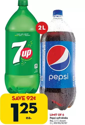 Giant Tiger Pepsi soft drinks offer