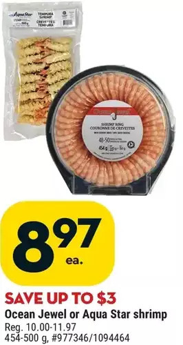 Giant Tiger Ocean jewel shrimp offer