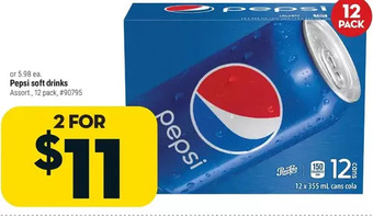 Giant Tiger Pepsi soft drinks offer