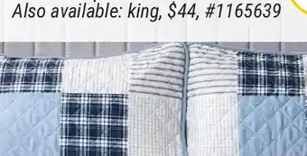 Giant Tiger King quilt set offer