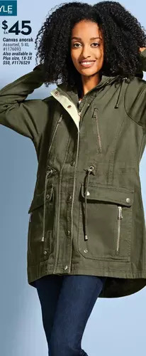 Giant Tiger Canvas anorak offer