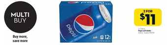 Giant Tiger Pepsi soft drinks offer