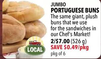 Farm Boy Jumbo portuguese buns offer