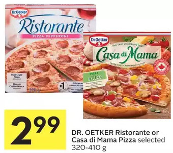 Foodland Dr. oetker ristorante or casa di mama pizza offer