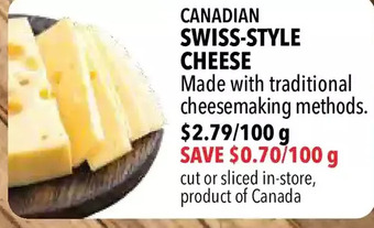 Farm Boy Swiss-style cheese offer
