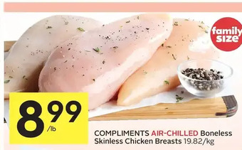 Foodland Compliments air-chilled boneless skinless chicken breasts offer