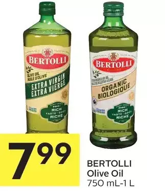 Foodland Bertolli olive oil offer