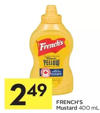 Foodland French's mustard offer