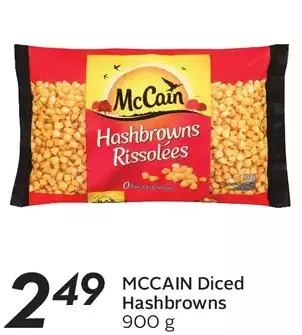 Sobeys Mccain diced hashbrowns offer