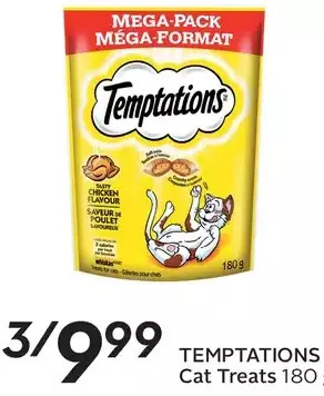 Sobeys Temptations cat treats offer