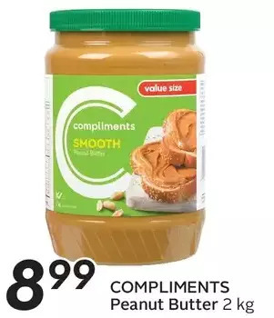 Sobeys Compliments peanut butter offer