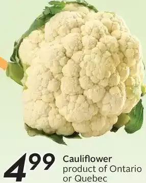 Sobeys Cauliflower offer