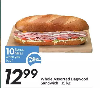 Sobeys Whole assorted dagwood sandwich offer