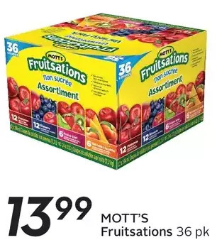 Sobeys Mott's fruitsations offer
