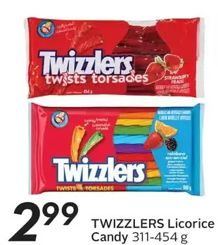 Sobeys Twizzlers licorice candy offer
