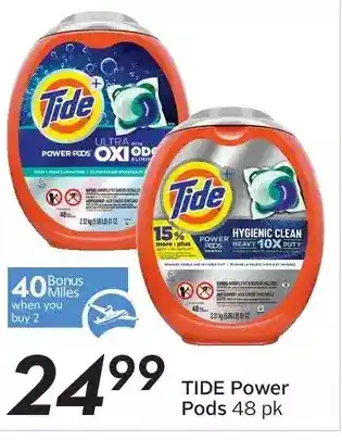 Sobeys Tide powder pods offer