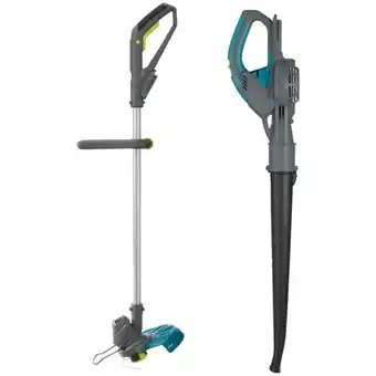 Canadian Tire Yardworks 20v 10" grass trimmer and blower/sweeper combo | 20v trimmers offer