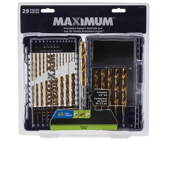 Canadian Tire Maximum 29-pc titanium-coated 7-edge drill bit set offer