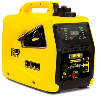 Canadian Tire Champion 1600w/2000w portable inverter gas generator with ez start dial offer