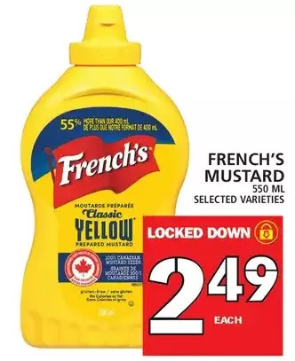 Food Basics French's mustard offer