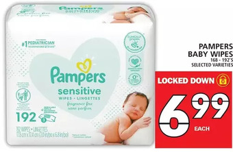 Food Basics Pampers baby wipes offer